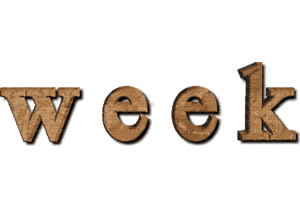 Gif animé bon week-end va et vient